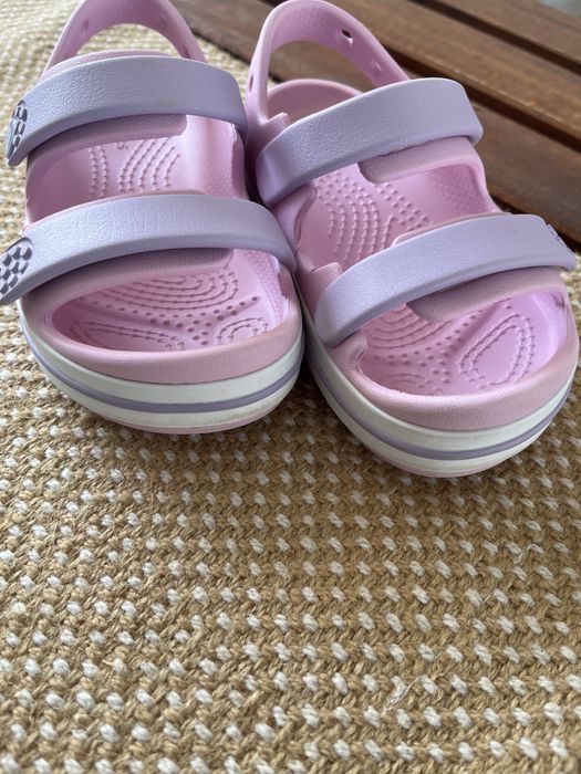 Sandale CROCS marime 24-25 lila-roz