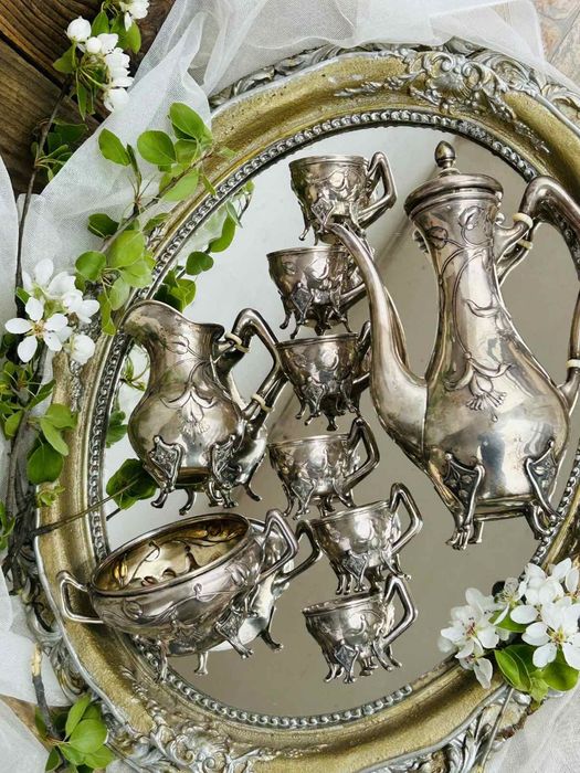 Сребърен сервиз за кафе