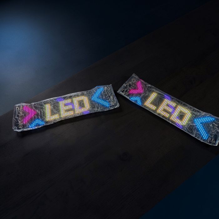 2 X Panou LED Matrix Flexibil RGB – Control prin Aplicație/Bluetooth