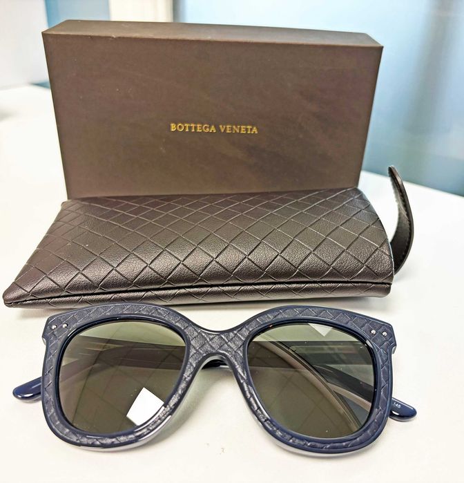 Ochelari de soare femei, Bottega Veneta BV0035S 005, Blue Grey