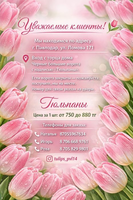 Тюльпаны  к 8 марта