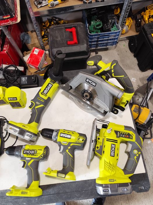 Промо цена Сет акумулаторни машини Риоби RYOBI  18V