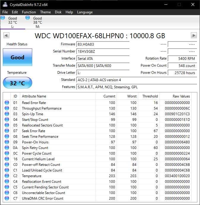 2бр. HDD Western Digital Red 10TB с до 2г. гаранция