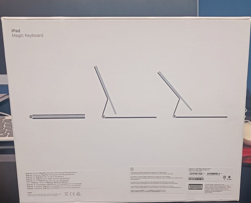 Apple Magic Keyboard для IPad Pro White 12.9 дюйм