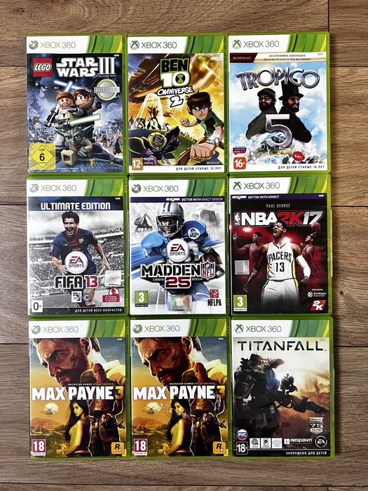 Игры на Xbox 360 лицензия