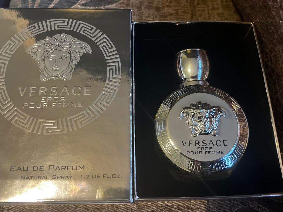 Луксозен Оригинален Марков  Златен Парфюм Versace Eros Pour Femme EDP