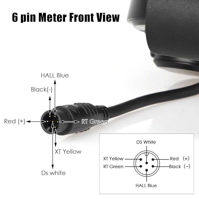 Display NOU TF-100 + Maneta acceleratie 6 pini, Mr-100, ZF-100, ZQ-100