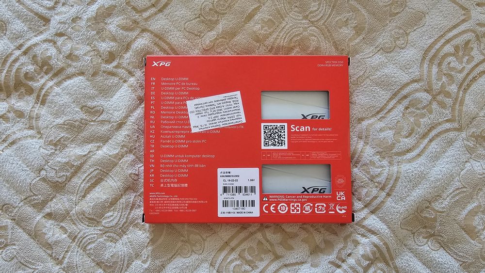 Оперативная память Adata XPG spectrix D50 16gb