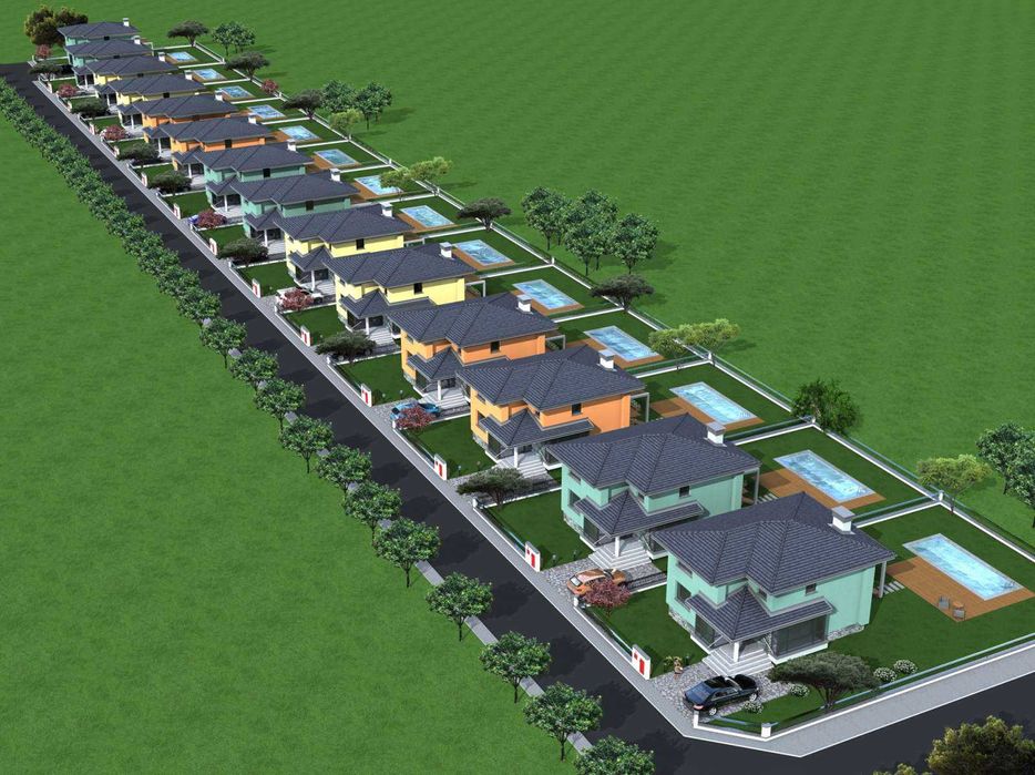 Парцел за жилищно застрояване на еднофамилна къща