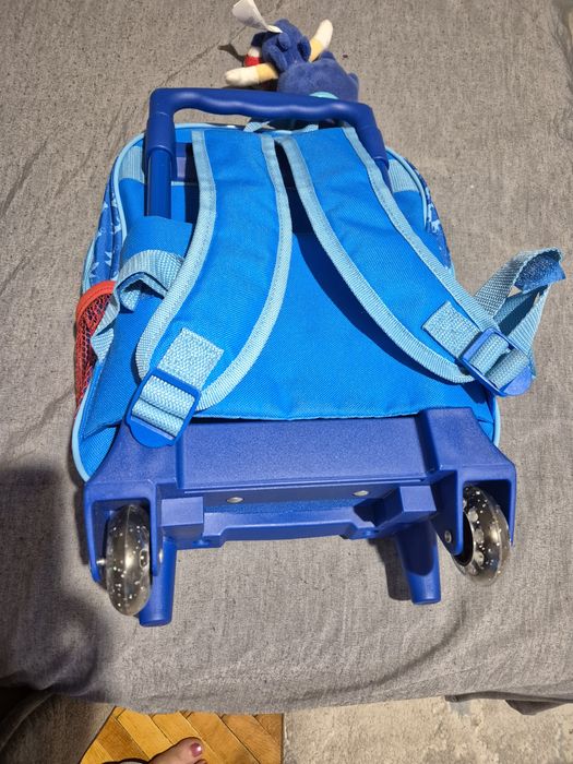 Ghiozdan troller  cu sonic +plus sonic