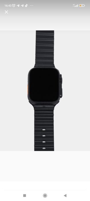 Smart soat T800 Ultra 3xil rangi bor qora kumush rang olovrang