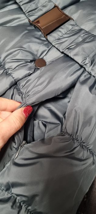 Маслено зелено дълго яке GANG размер S