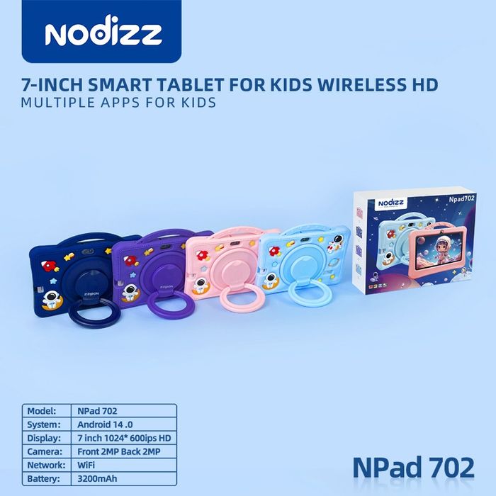 Bolalar plansheti Nodizz Npad 702, 4/128 GB, Детский умные планшет