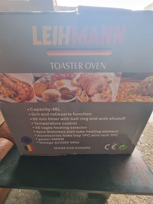 Cuptor toaster open Leihmann 48l
