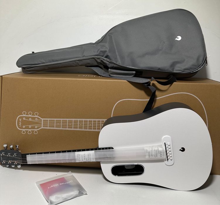 LAVA ME Play Nightfall Frost White chitara electroacustica – Nouă + Husă Originală – Verificare Colet