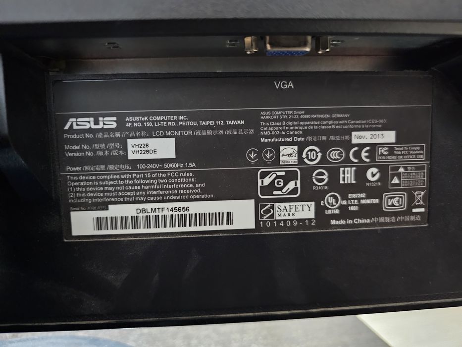 Monitor Asus VH228DE