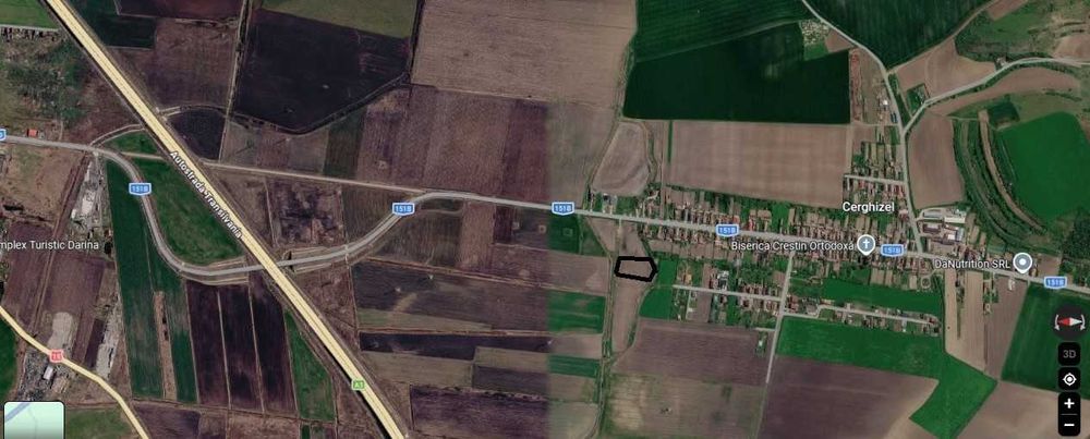 Teren intravilan 4.200 mp, cu acces  la DJ, 4 km intrare A3 Cerghizel
