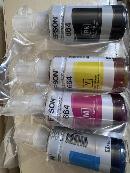 Чернила Принтера EPSON серия 664