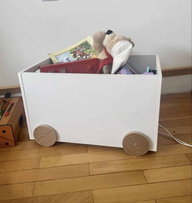 Палатка макуин, тунел, дървена кутия за играчки и конструктор