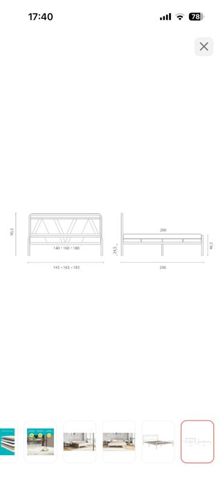 Кровать Аскона 160*200