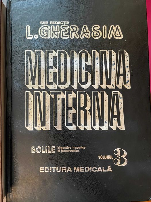 Atlas Tratat medicină internă Gherasim vol 1-3 rezidentiat nu Harrison
