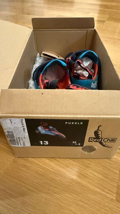 Espadrile escalada copii Red Chili Puzzle B Ware - Neon Coral, 32