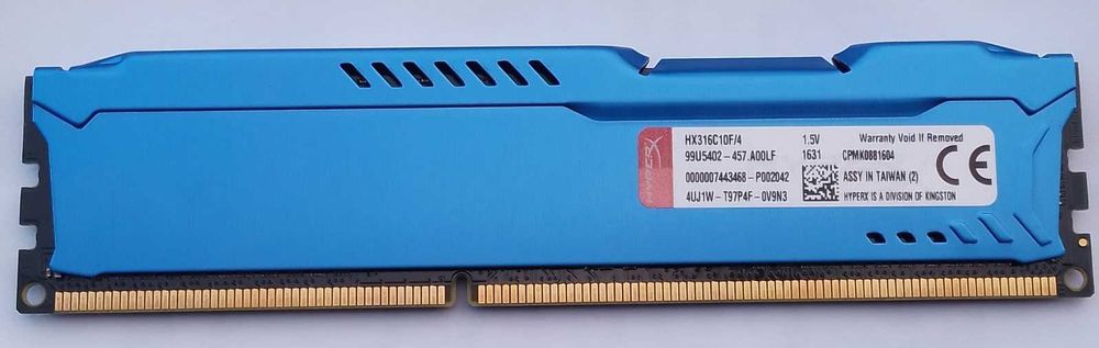 RAM 4GB Kingston HyperX Fury 1600MHz