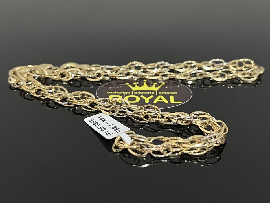 Bijuteria Royal CB : Lant aur 14k 585 7,39 grame