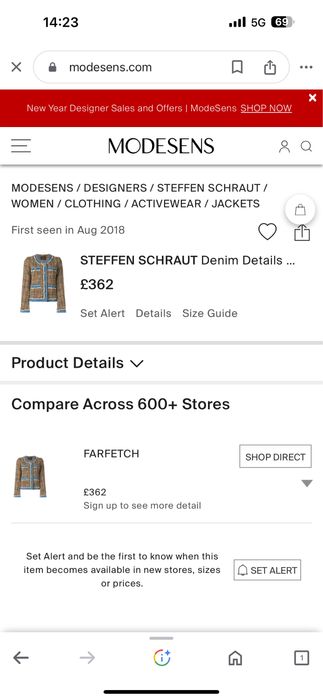 Дамско сако Steffen Schraut M размер