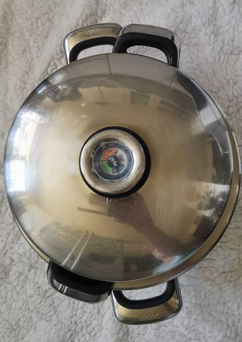 Set oala si capac cu termostat + sita Zepter original