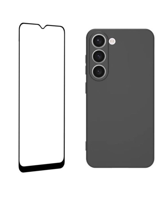 Samsung A31/A32/A33/A34/A35/A36 Pachet Husa Silicon + Folie Sticla 21D