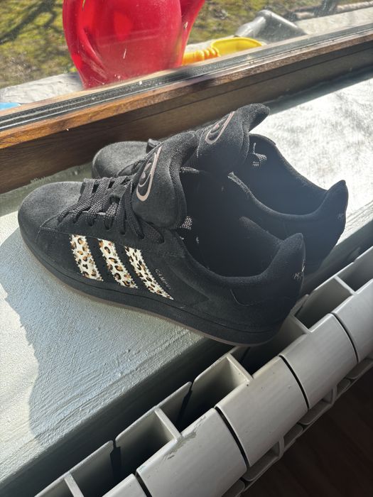 Сникърси Campus O0S JS3862 Черен с леопард