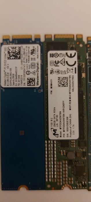 SSD NVME 256 GB m.2
