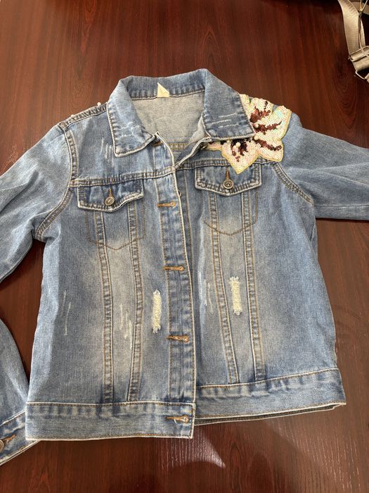 Джинсовкк кофта детская