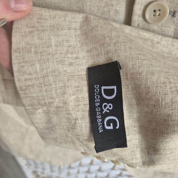 Пиджак D&G, лён, бежевый