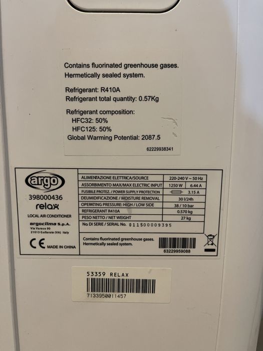 Aparat aer conditionat portabil