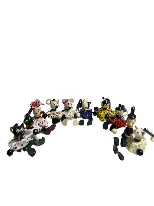 Set figuri din lemn - 10 figuri/set, jucarii din lemn