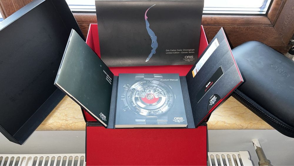 Ceas Oris Carlos Coste limited edition, impecabil