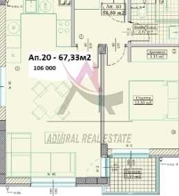 Продава се Двустаен апартамент в Варна, Възраждане 3 - 67 кв.м за 1583 €/кв.м - Снимка #2