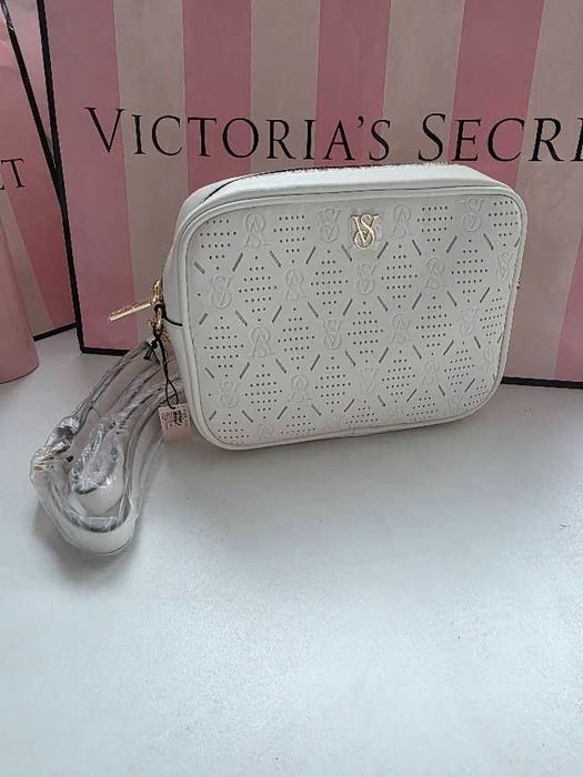 Victoria's Secret оригинална бяла кросбоди чанта/портмонета