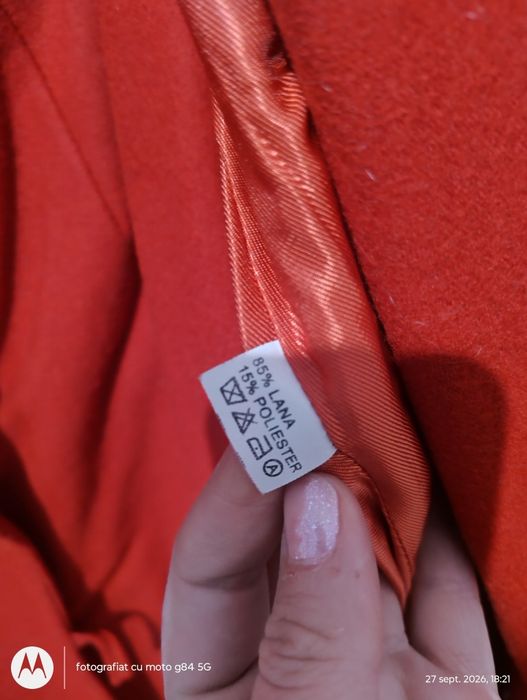 Costum  damă Carol Fashion (mărimea 42) – Sacou și fustă din LÂNĂ (85%)