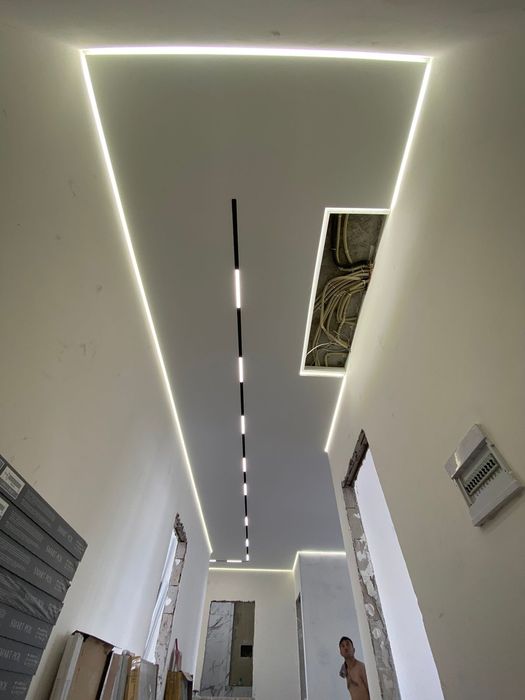 Натяжные потолки по 1500м²