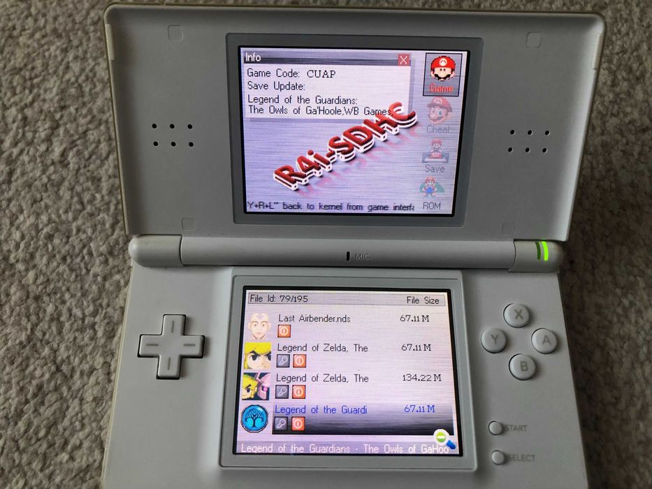 Consola Nintendo DSL Modata 200 jocuri Card R4i 32Gb Mario Pokemon