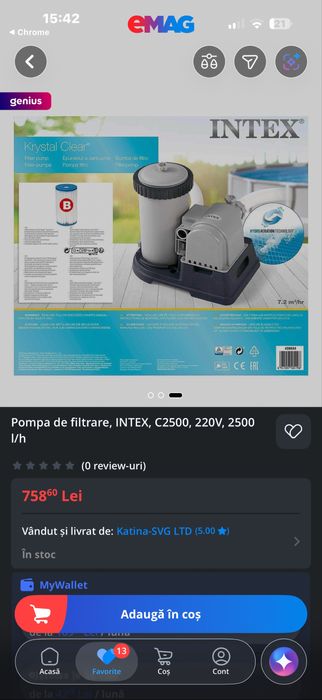 Pompa piscina C2500 HydroAeration