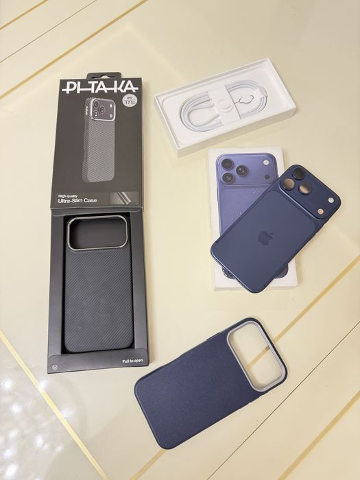 iPhone 17 Pro Max (Sim+Esim) Blue + Pitaka