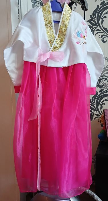 Детский ханбок корейский костюм для девочки, для мальчика