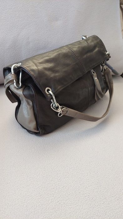 Дамска чанта / естествена кожа / Италия