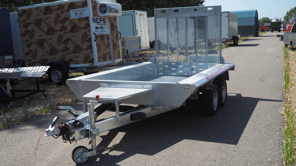 Remorca transport UTILAJE,3500kg,2920 x 1520,Fabricata in RO