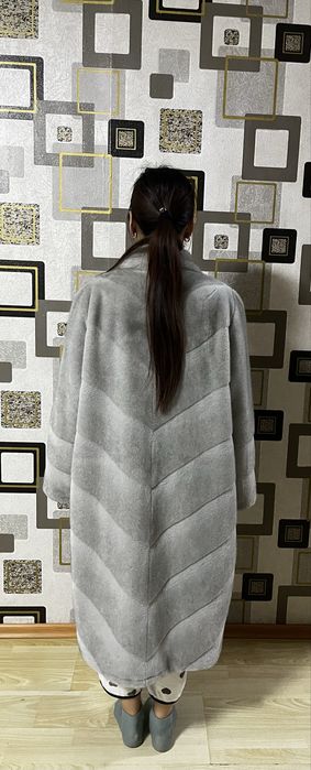 Шуба мечты серая