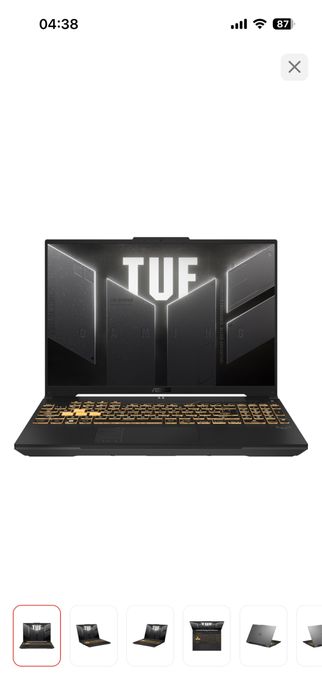 Продам новый игровой ноутбук F16 Asus
